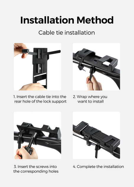Candado de bicicleta plegable universal